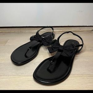 Black brand new Christian Siriano sandals